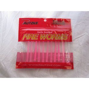 New Pautzke Bait Lab Approved Fire Worms Pink trout Species Fishing Garlic Scent